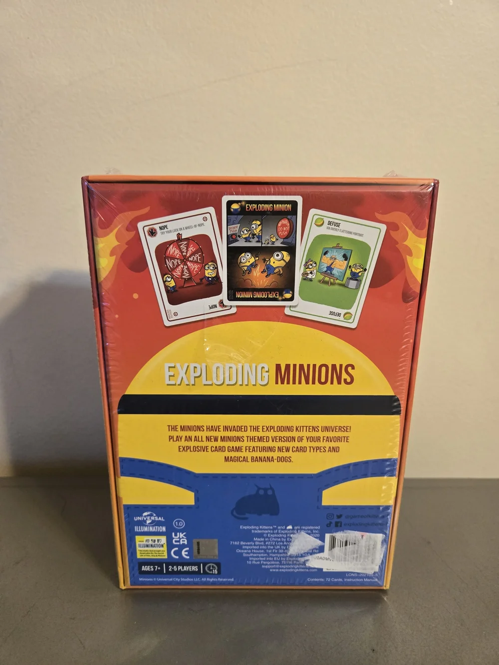 Exploding Kittens Exploding Minions Card Game